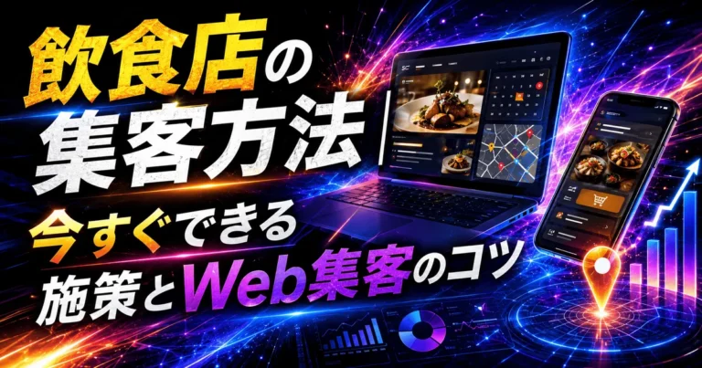 飲食店の集客方法｜今すぐできる施策とWeb集客のコツ