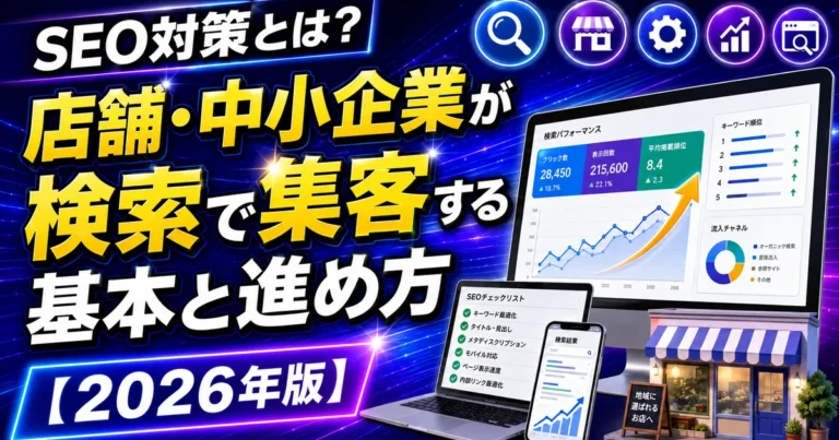 SEO対策とは？店舗・中小企業が検索で集客する基本と進め方｜サブキャスト アシスト